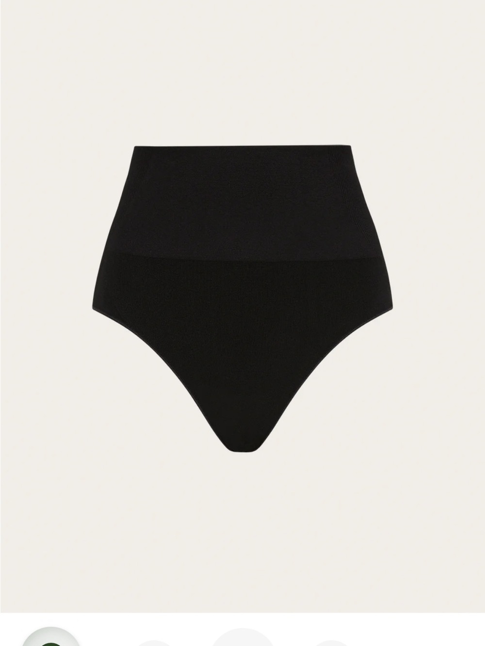 NIB Boody Shaper High Cut Full Briefs, black, large